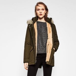 Zara parka coats Clearance